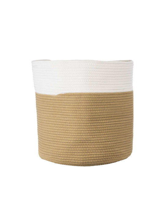 GloboStar Palawan Planter Fabric Beige 35x35x38cm.