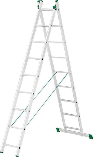 Palbest Europro Dublu Scara combinata Aluminiu 2x12