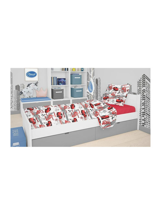 Dimcol Speed Racer Kids Pillowcase 50x70cm 290 Red 1925883125029098