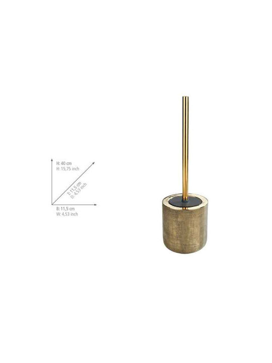 Wenko Ceramic Toilet Brush Gold