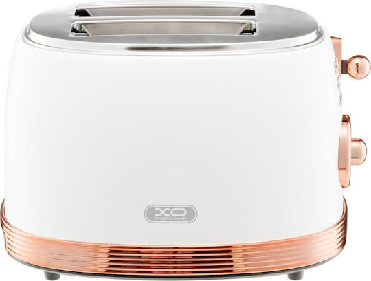 XO Toaster 2 Slots 850W White