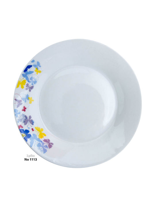 Viosarp Plate Shallow Porcelain White 1pcs