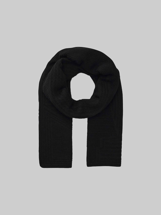 Men's Wool Scarf Black