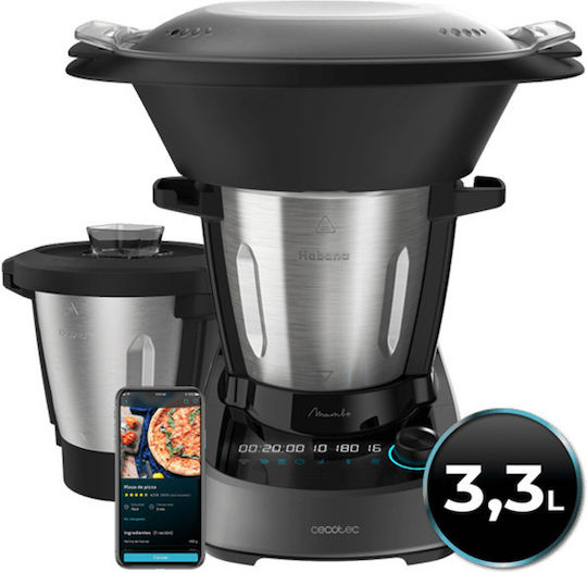 Cecotec Mambo Aragaz multifuncțional 1600W cu Capacitate 3.3lt Negru