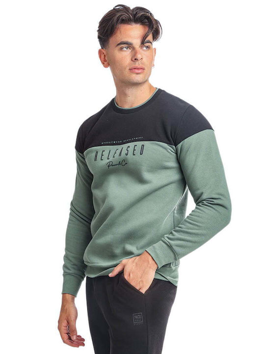 Paco & Co Men's Sweatshirt with Hood Green