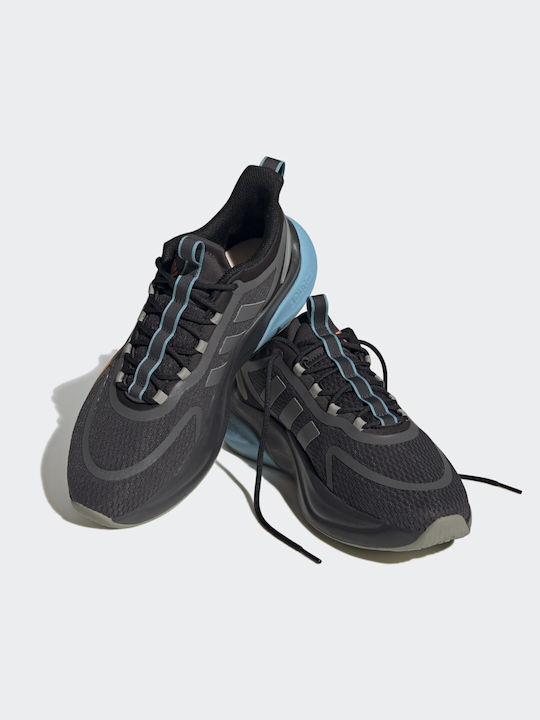 Adidas Alphabounce+ Sustainable Bounce Ανδρικά Αθλητικά Παπούτσια για Προπόνηση & Γυμναστήριο Carbon / Grey Four / Screaming Orange
