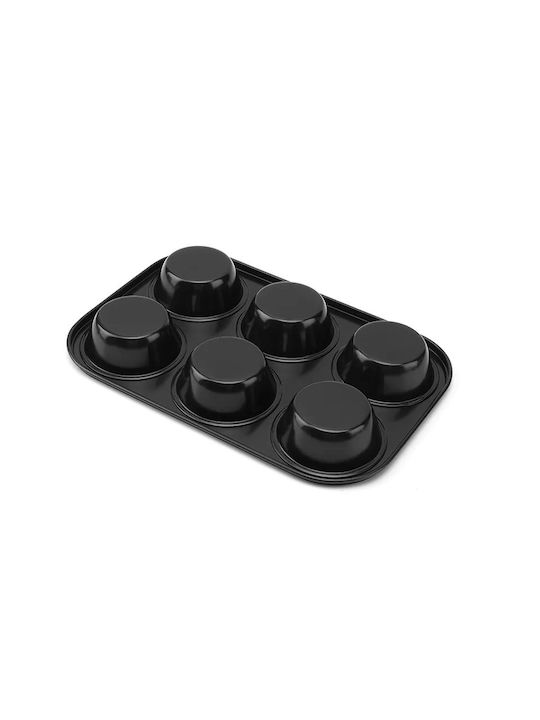 Sugar Love Non-stick Aluminum Cupcakes & Muffins 6 Cups Baking Pan 26.5x18x3cm