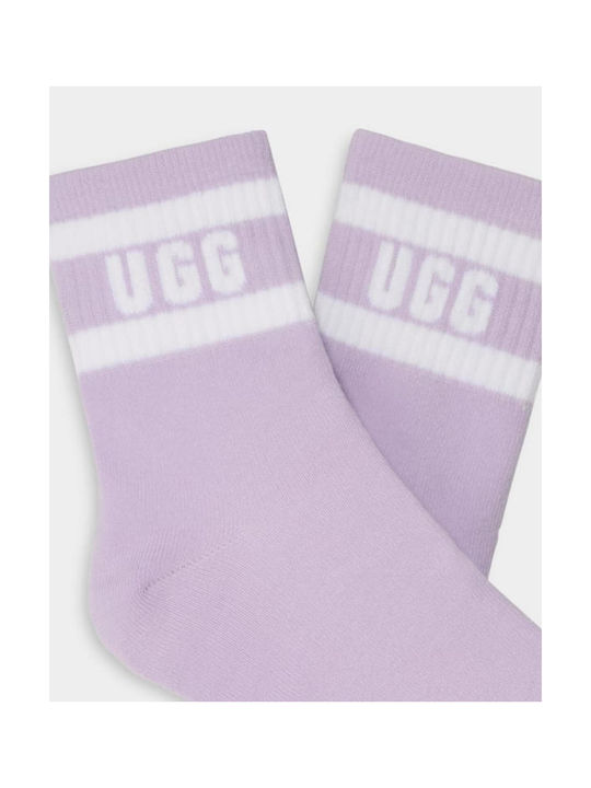 Ugg Australia Women's Solid Color Socks Purple