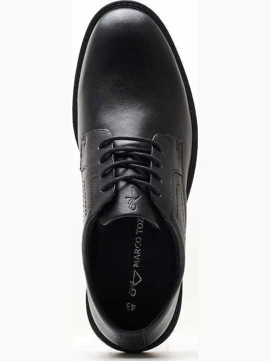 Leder Herren Freizeitschuhe Schwarz