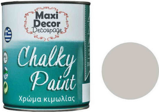 Maxi Decor Chalky Paint Χρώμα Κιμωλίας 523 Γκρι Ανοιχτό 250ml CHP-523-250