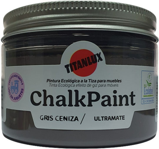 Titanlux Chalk Paint Chalk Colour of Chalk Gray 226 Gris Ceniza Ash Gray 150ml