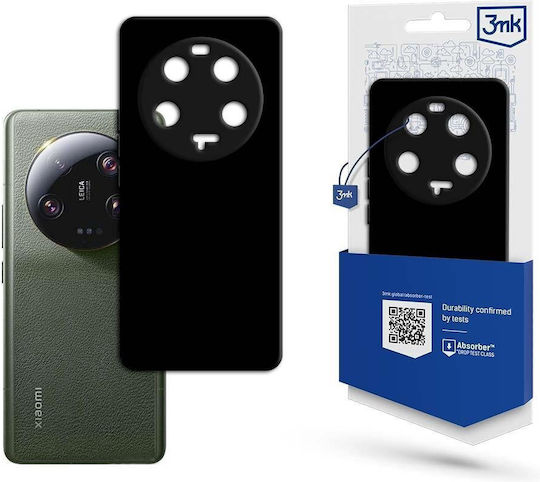 3MK Matt Umschlag Rückseite Silikon Schwarz (Xiaomi 13)