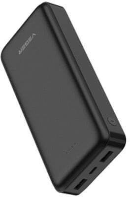 Veger VP2015 Power Bank 20000mAh with 2 USB-A Ports Black