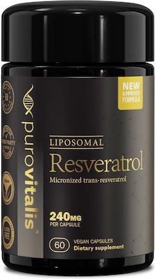 Purovitalis Liposomal Resveratrol 240mg 60 φυτικές κάψουλες