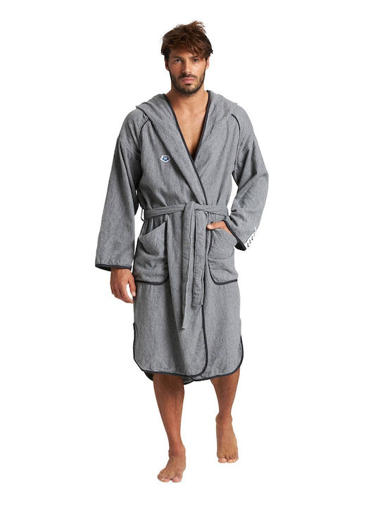 Arena Icons Parka Swimming Bathrobe Gray 004376-100