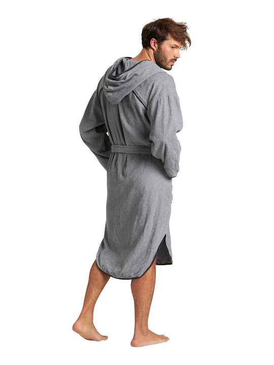 Arena Icons Parka Swimming Bathrobe Gray 004376-100
