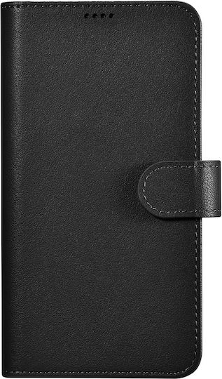 iCarer Brieftasche Leder Schwarz (Samsung Galaxy S23)