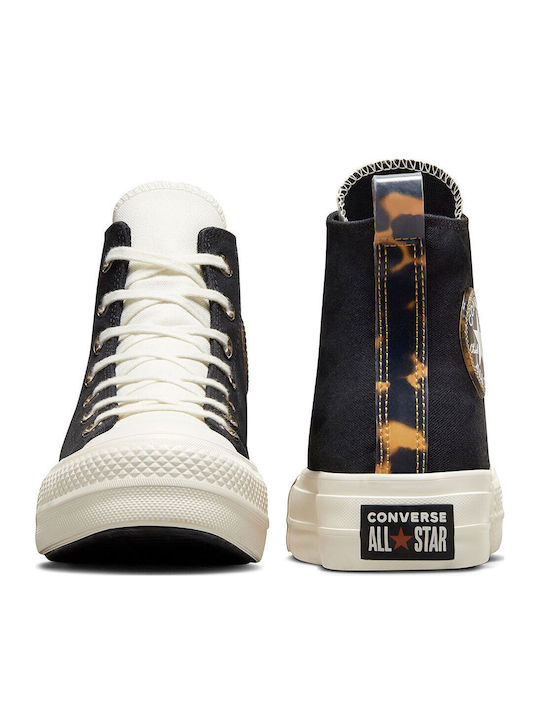 Chuck Taylor All Star Lift Flatforms Black Boots