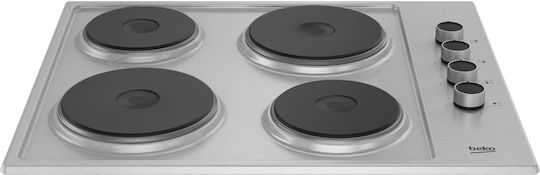 Beko Εμαγιέ Εστία Αυτόνομη Inox 58x51εκ. Ασημί