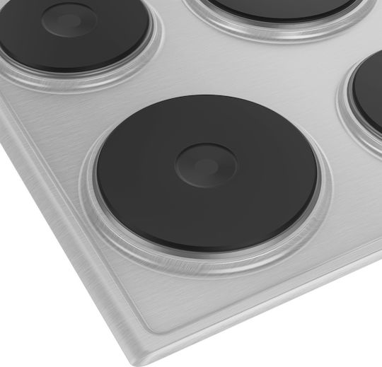 Beko Εμαγιέ Εστία Αυτόνομη Inox 58x51εκ. Ασημί