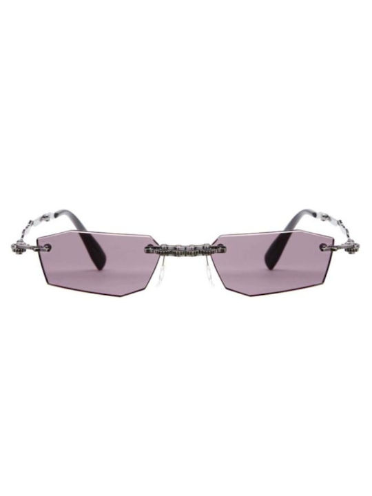 Kuboraum Sonnenbrillen mit Silber Rahmen und Gray Linse H40 BB