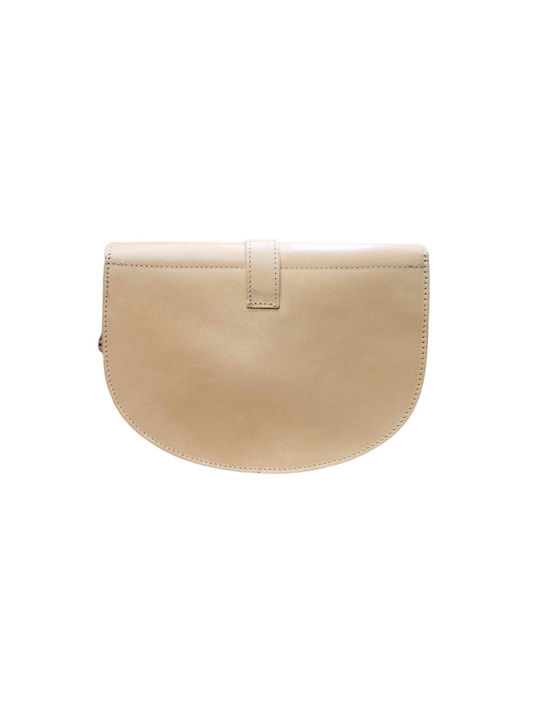 Bohemia By Kouros Leather Women's Bag Beige