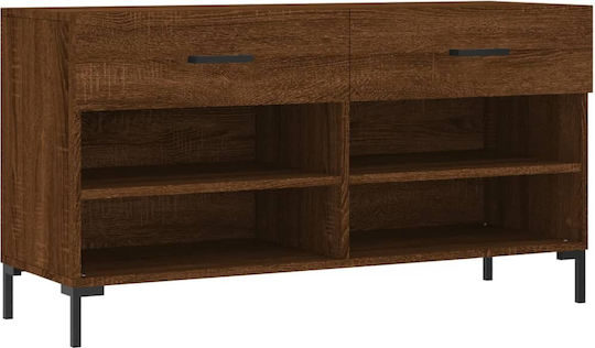 Ξύλινη με 4 Ράφια 102x35x55cm Ξύλινη με 4 Ράφια 102x35x55cm