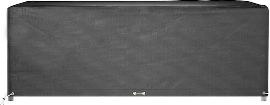 vidaXL Waterproof Dining Table Cover Black 230x165x80cm 2pcs