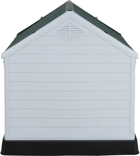 Vesta Dog House Dog House Plastic Outdoor Gray 66.5x73.6x69.5cm