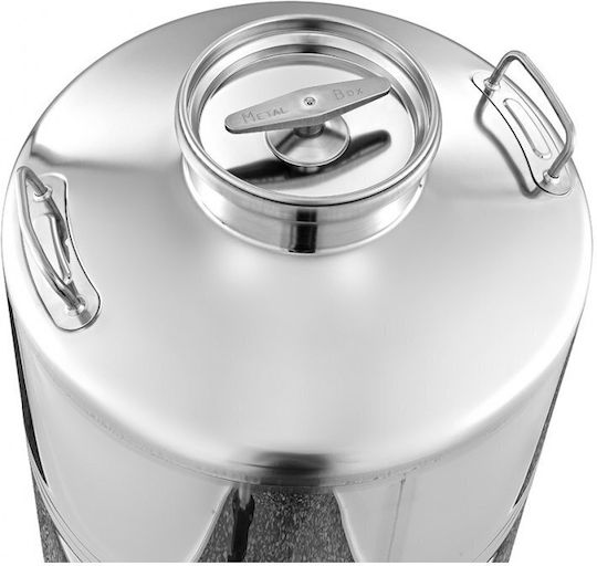 Metal Box Δοχείο Inox Ανοικτού Τύπου Επίπεδο 100lt 46B180-100