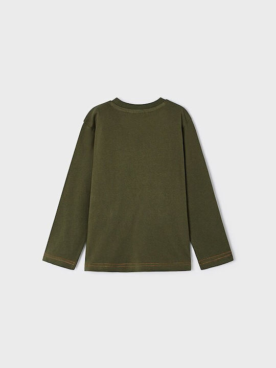 Mayoral Kids Blouse Long Sleeve Khaki