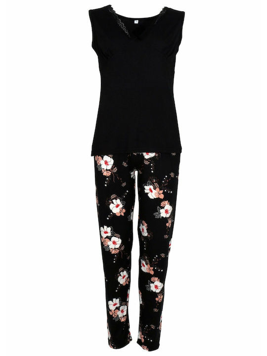 G Secret Summer Women's Pyjama Set Black