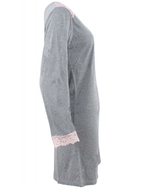 G Secret Winter Women's Nightdress Gray