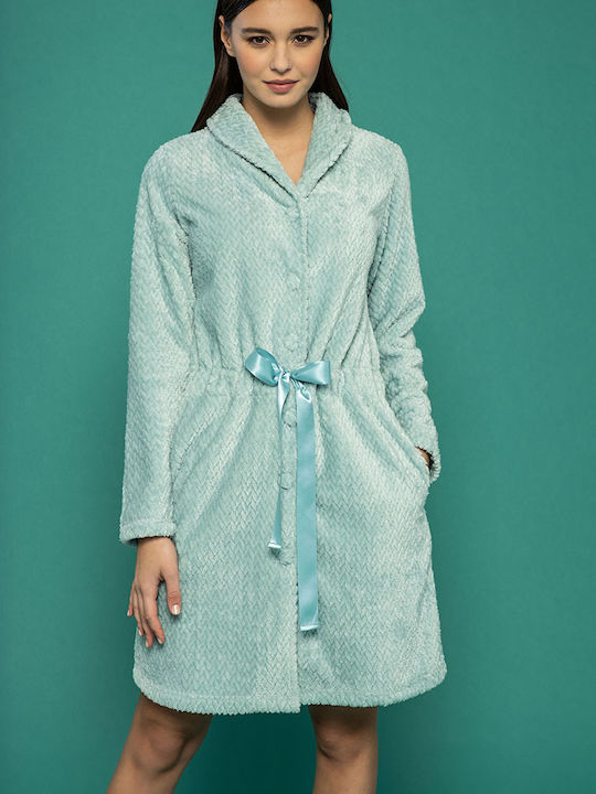 Noidinotte Winter Women's Robe Green