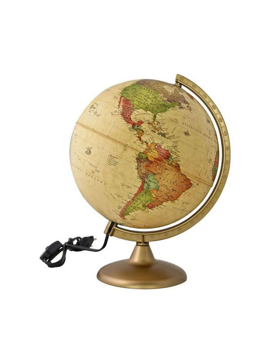 Cosmic Illuminated World Globe with Diameter 30cm and Height 40.5cm Tecnodidattica