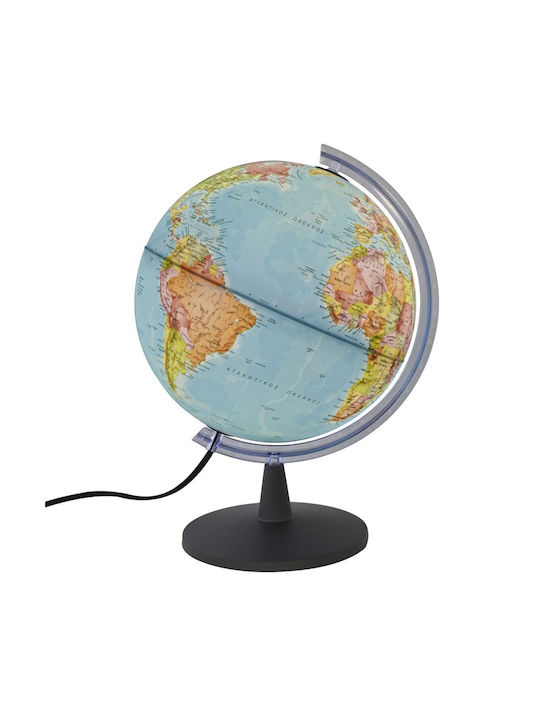 Cosmic Beleuchtet Erde Globus mit Durchmesser 40cm und Höhe 56.5cm Hellblau