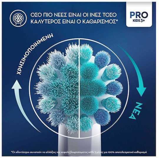 Oral-B Vitality Pro Детска Електрическа Четка за Зъби с Таймер за 3+ Години Frozen със Защитен Калъф за Пътуване