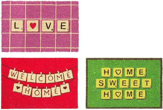 Bizzotto Doormat from Coconut Tree Green 40x60cm 0280666 Green
