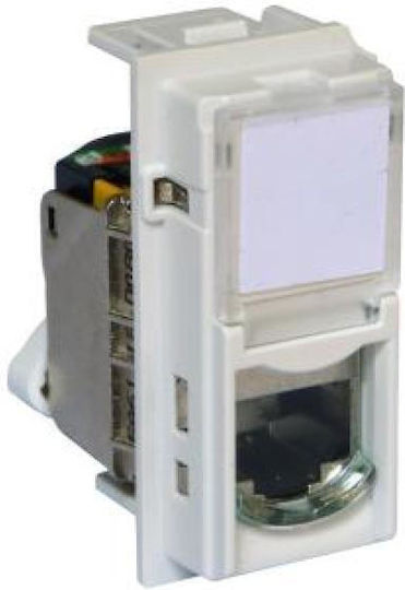 Bticino Einzel Netzsteckdosenmechanismus RJ45 in Beige Farbe KM4279C6A