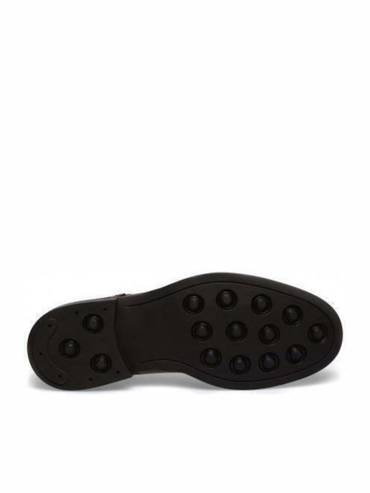 Δερμάτινα Ανδρικά Oxfords Καφέ