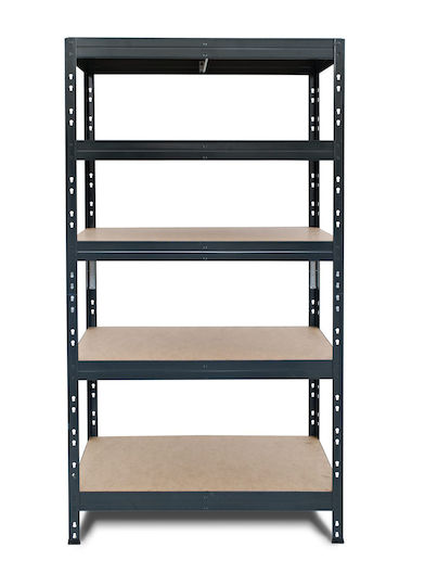 AR Shelving Garage Rivet Ραφιέρα Dexion 100x50x180εκ. με 5 Ράφια Συνολικής Αντοχής 1500kg