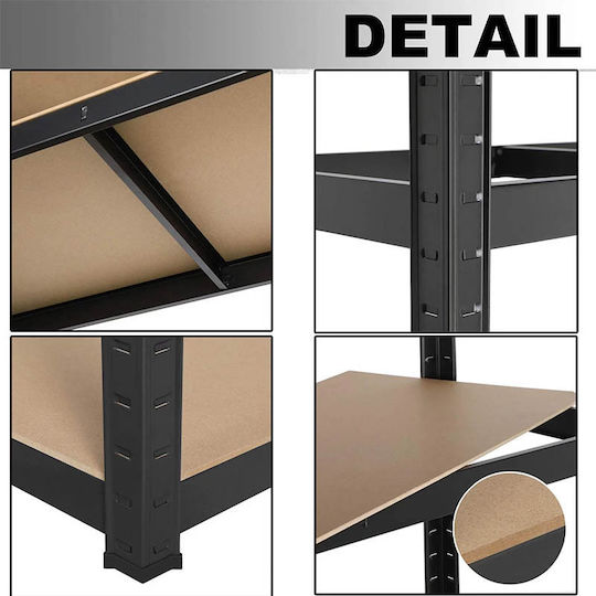 Vesta Ραφιέρα Dexion Γαλβανιζέ 100x45x180εκ. με 5 Ράφια Συνολικής Αντοχής 875kg
