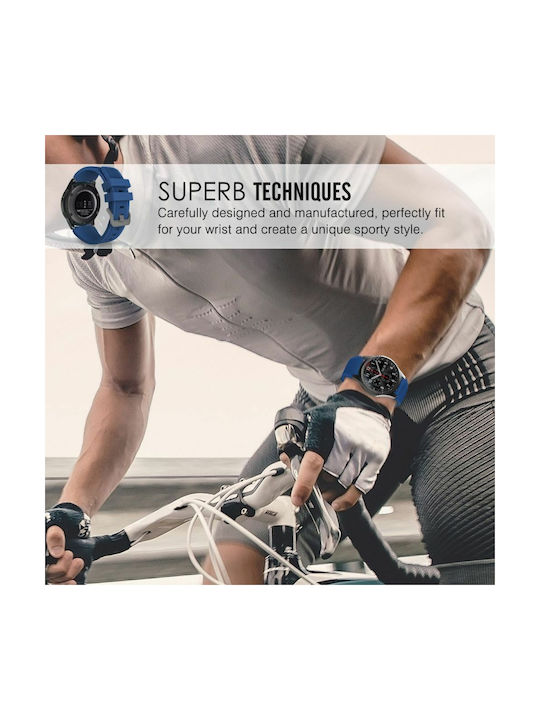 Tech-Protect Smoothband Curea Silicon Negru (Huawei Watch 3 / Huawei Watch GT 2 Pro)