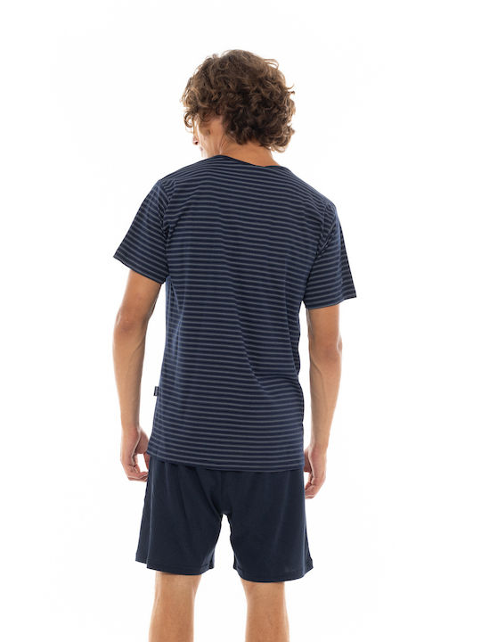 Ulisse Men's Summer Pajamas Set Blue