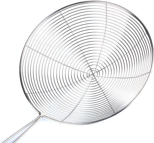 Sugar Love Shallow Spider Strainer Colander Stainless Steel Silver 41cm