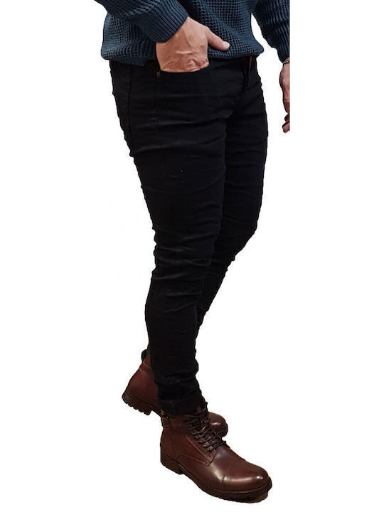 Senior SEN- Men's Jeans Pants in Slim Fit Black