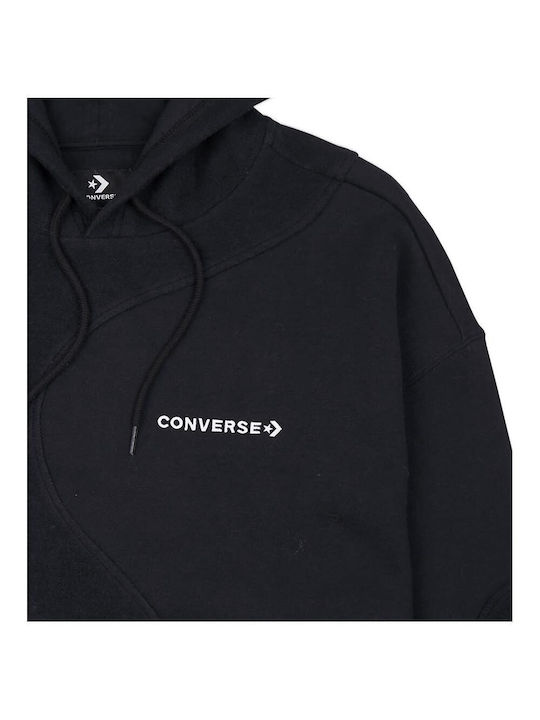 Converse Men's Sweatshirt with Hood Black