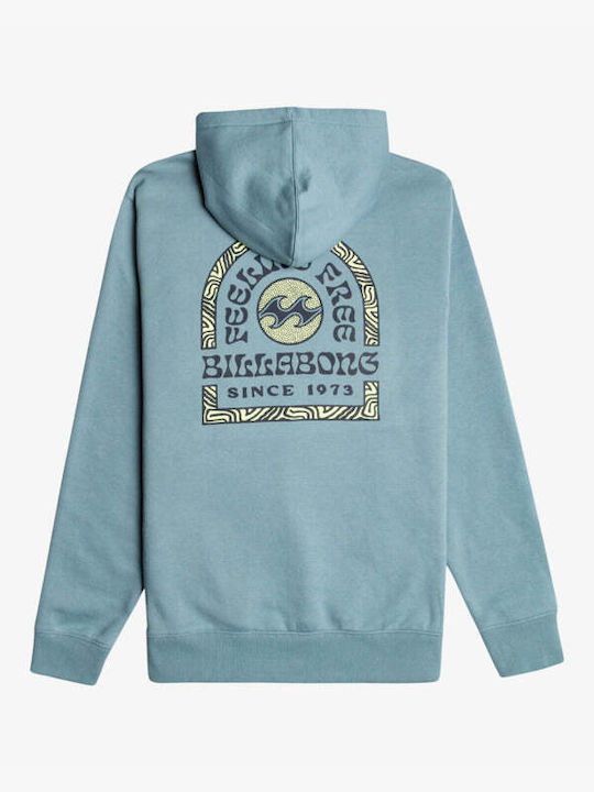 Billabong Men's Sweatshirt with Hood Blue