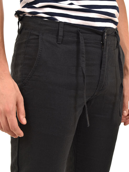 Ανδρικό Παντελόνι Chino Regular Fit Navy Μπλε