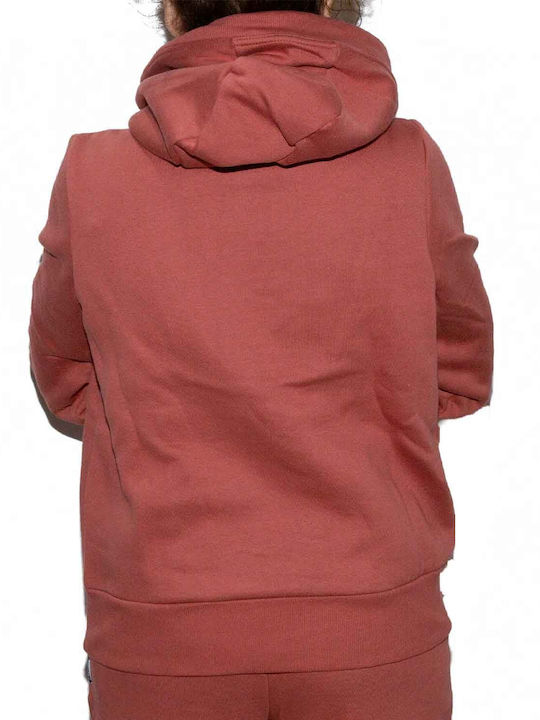 Women's Sweatshirt Hooded Red